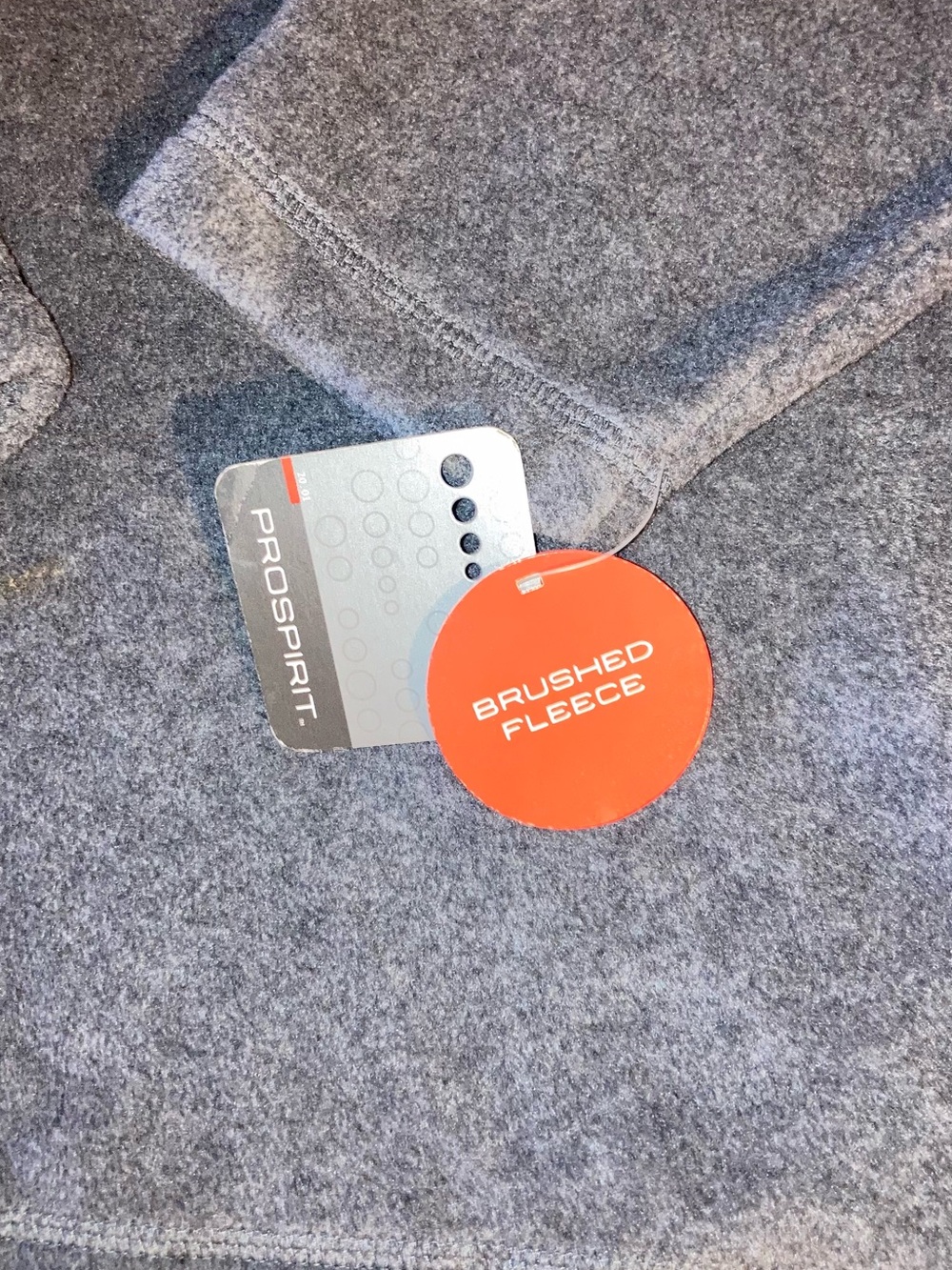 Prospirit Dark Gray Half-Zip Fleece Pullover - Picture 6 of 7